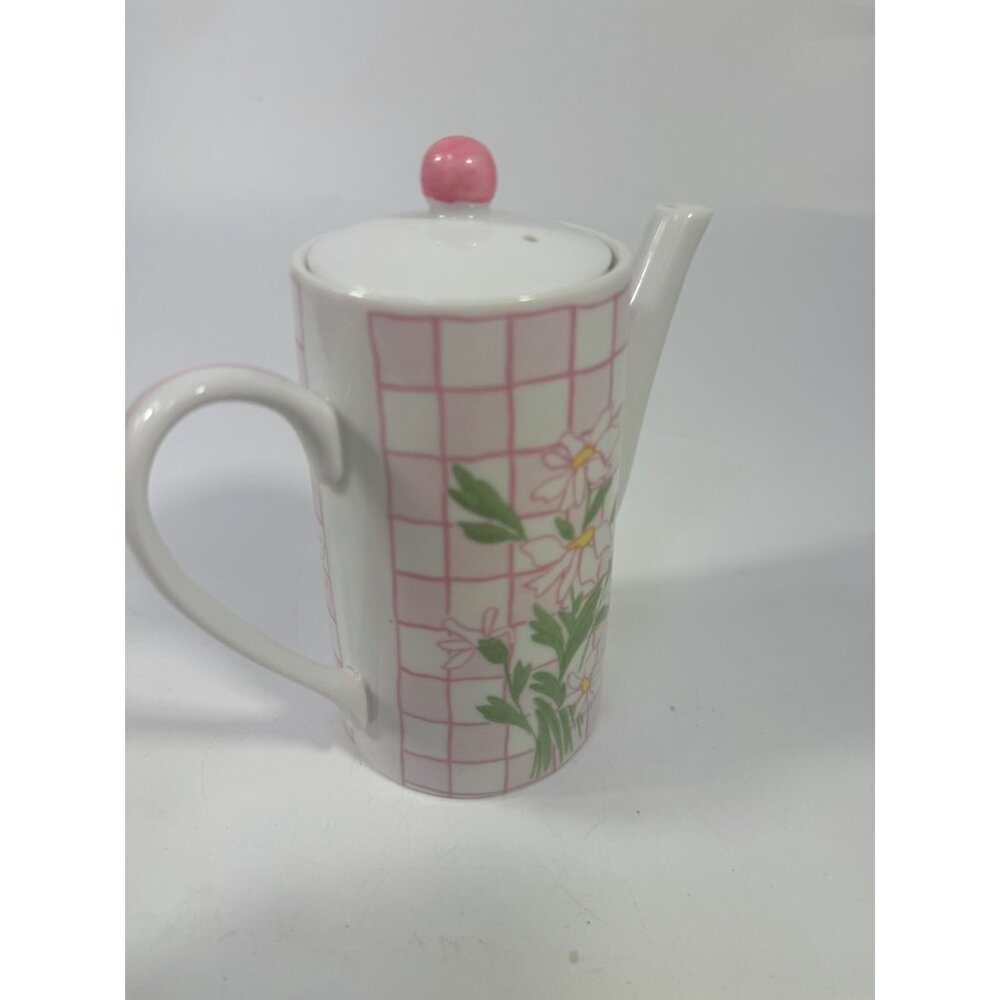 Mini Tea Pot Franci Villa Vanilla Daisies Taste Setter Vintage Palm Beach Regenc - Picture 7 of 13
